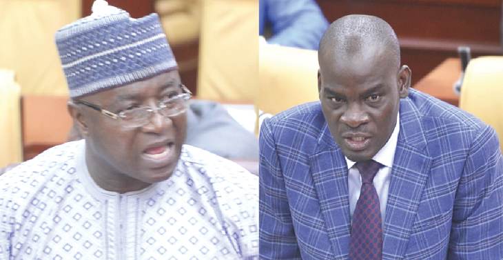 Mr Osei Kyei-Mensah-Bonsu, Majority Leader and Mr Haruna Iddrisu, Minority Leader Mr Osei Kyei-Mensah-Bonsu, Majority Leader and Mr Haruna Iddrisu, Minority Leader